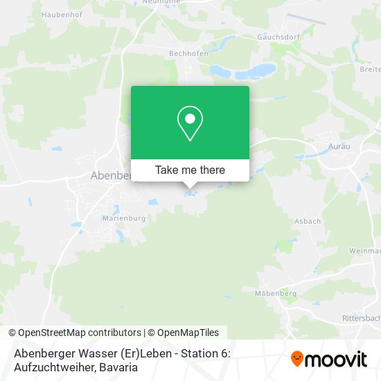 Abenberger Wasser (Er)Leben - Station 6: Aufzuchtweiher map