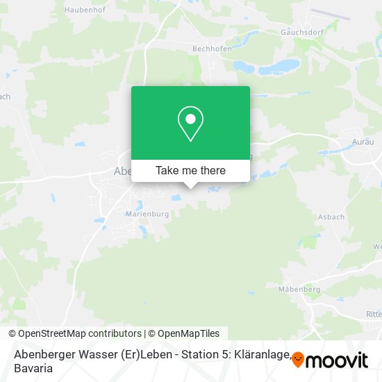 Abenberger Wasser (Er)Leben - Station 5: Kläranlage map