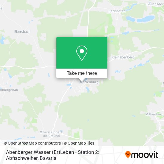 Abenberger Wasser (Er)Leben - Station 2: Abfischweiher map
