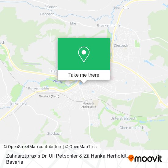 Zahnarztpraxis Dr. Uli Petschler & Zä Hanka Herholdt map