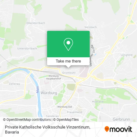Карта Private Katholische Volksschule Vinzentinum