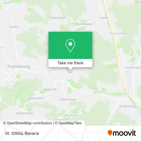 Карта St. Ottilia