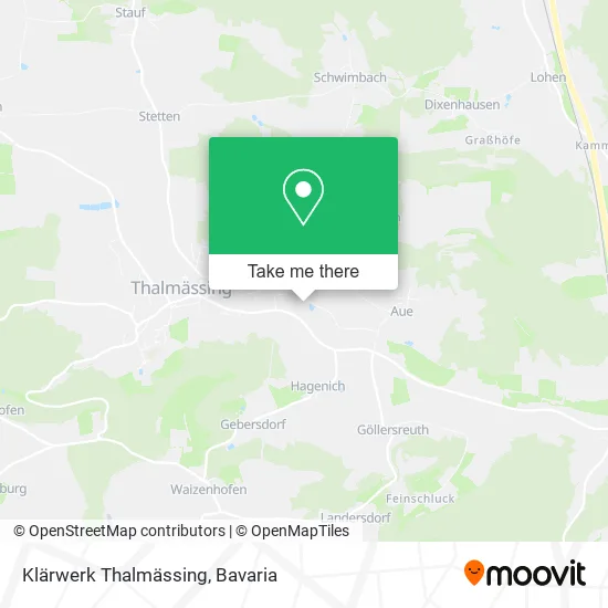Карта Klärwerk Thalmässing
