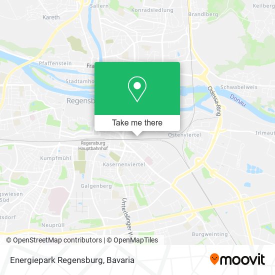 Energiepark Regensburg map