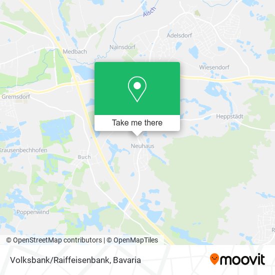 Volksbank/Raiffeisenbank map