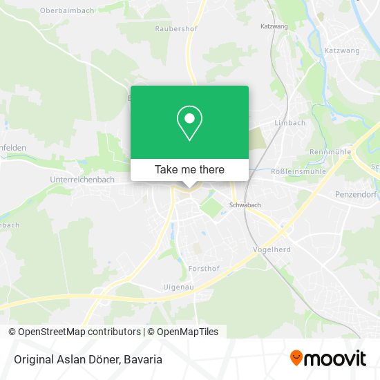 Original Aslan Döner map