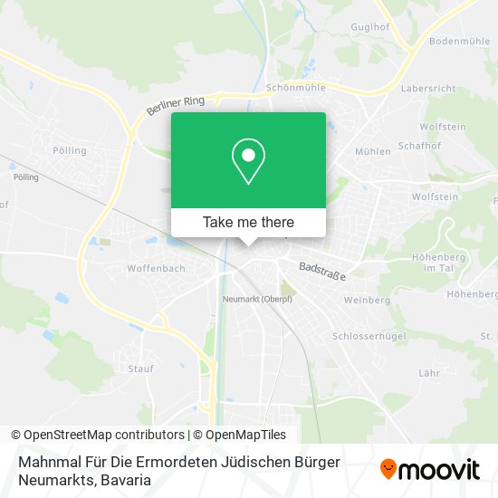 Mahnmal Für Die Ermordeten Jüdischen Bürger Neumarkts map