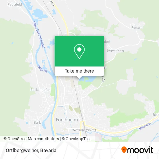 Карта Örtlbergweiher