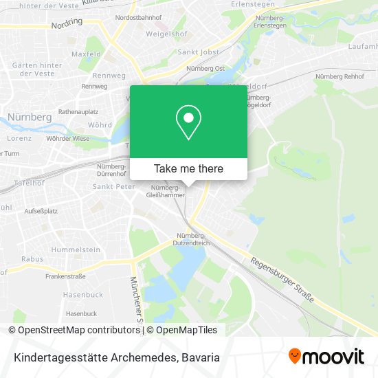 Kindertagesstätte Archemedes map
