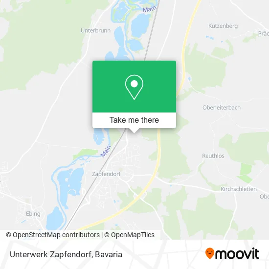Карта Unterwerk Zapfendorf