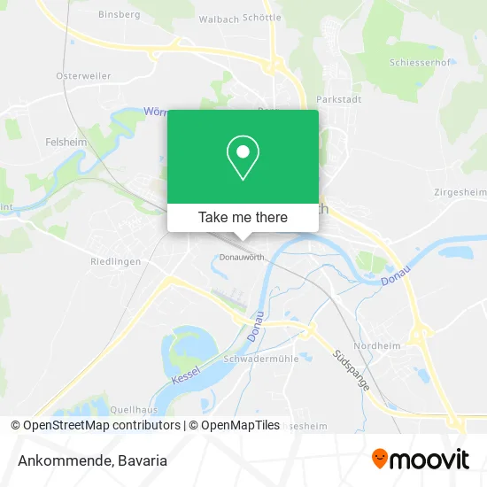 Карта Ankommende