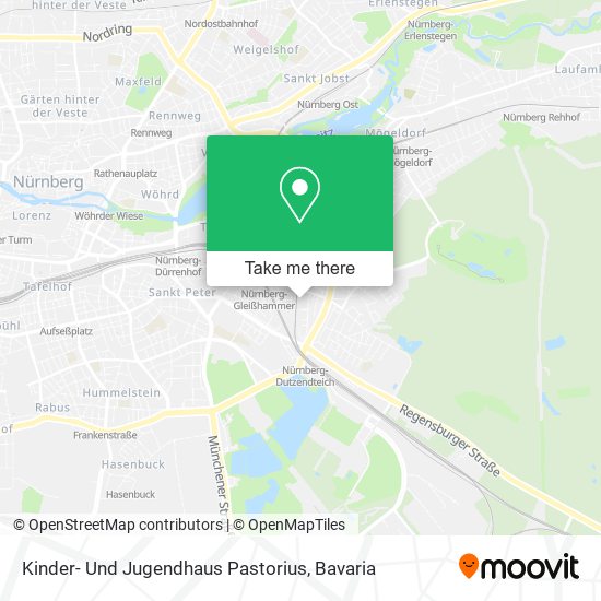 Kinder- Und Jugendhaus Pastorius map