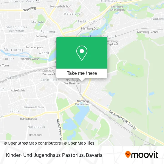 Карта Kinder- Und Jugendhaus Pastorius
