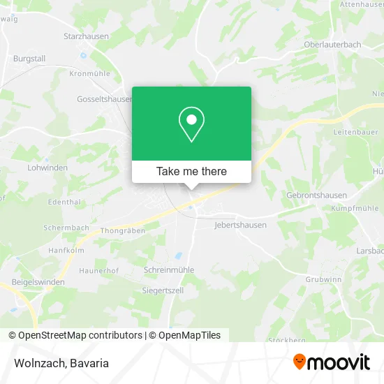 Карта Wolnzach