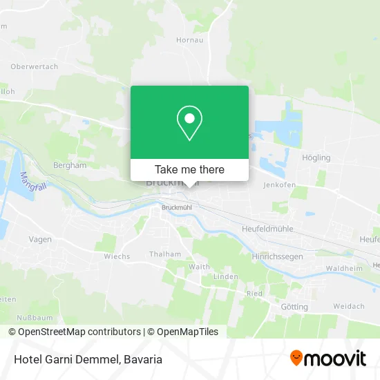 Карта Hotel Garni Demmel