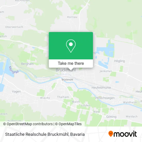 Карта Staatliche Realschule Bruckmühl