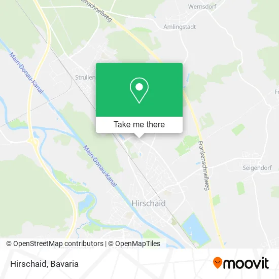 Карта Hirschaid