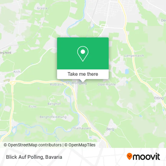 Карта Blick Auf Polling