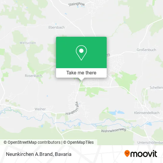 Карта Neunkirchen A.Brand