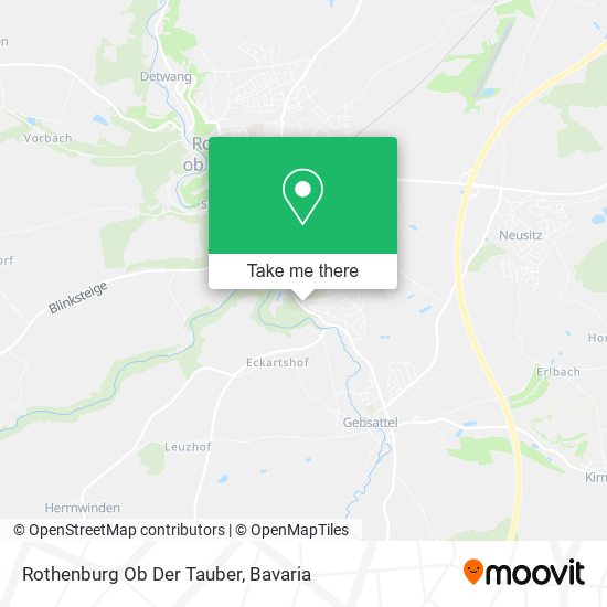 Rothenburg Ob Der Tauber map