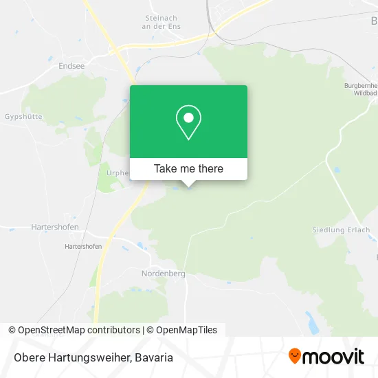 Карта Obere Hartungsweiher