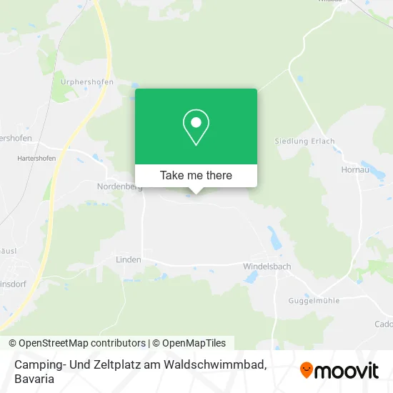 Карта Camping- Und Zeltplatz am Waldschwimmbad