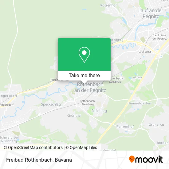 Карта Freibad Röthenbach