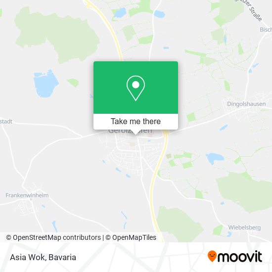 Asia Wok map