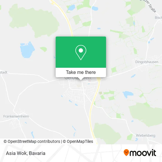 Карта Asia Wok
