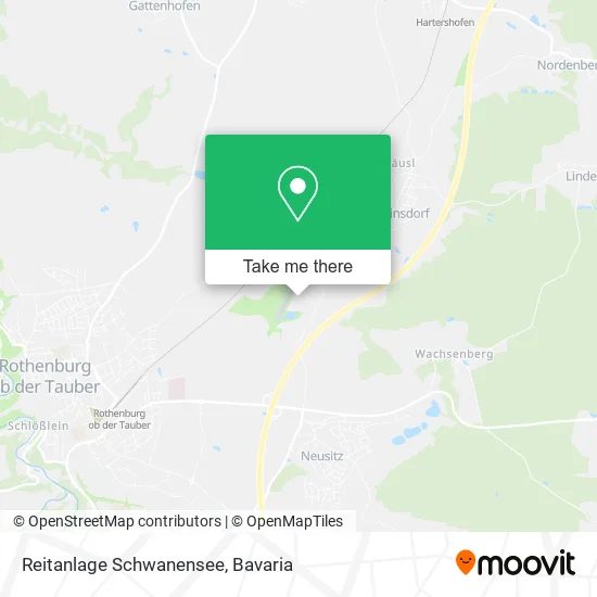 Карта Reitanlage Schwanensee