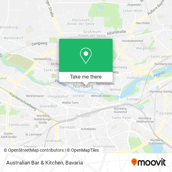 Карта Australian Bar & Kitchen