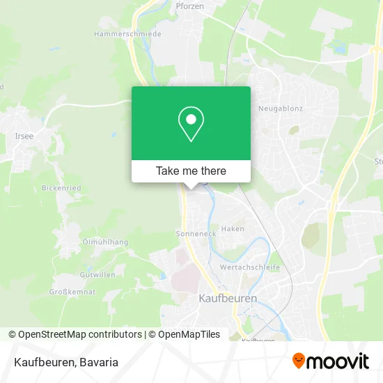 Карта Kaufbeuren