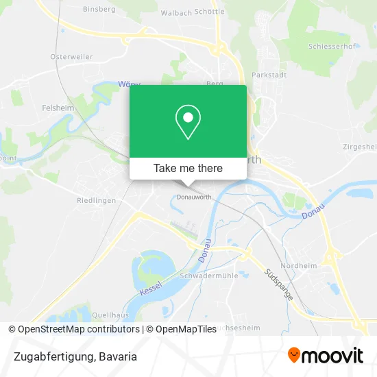 Карта Zugabfertigung