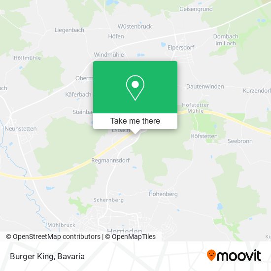 Burger King map