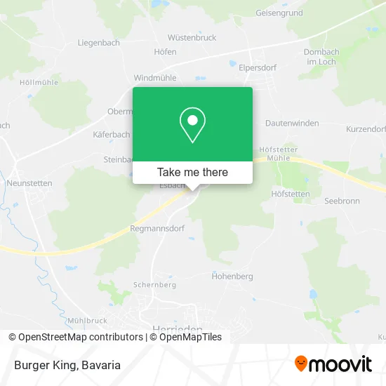 Карта Burger King