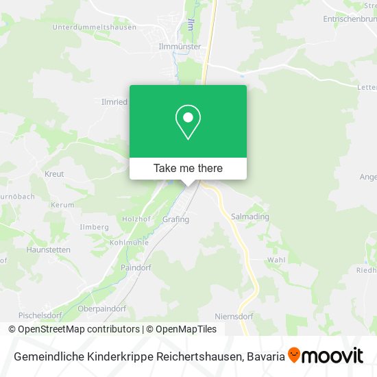 Gemeindliche Kinderkrippe Reichertshausen map