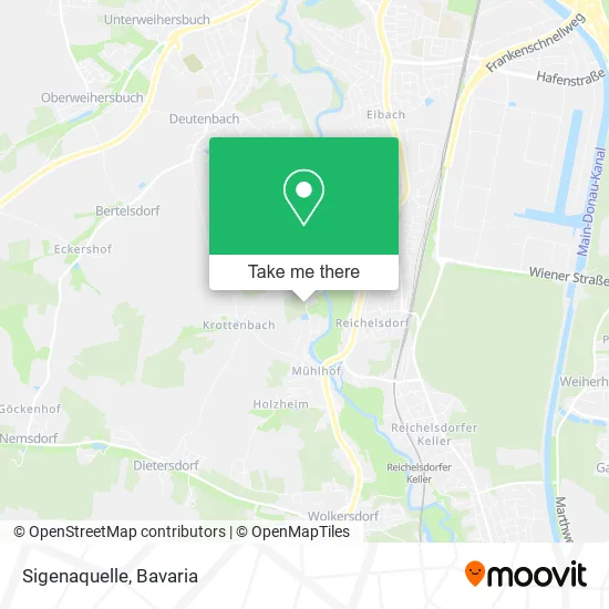 Карта Sigenaquelle