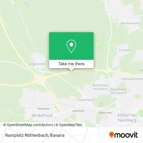 Карта Rastplatz Röthenbach