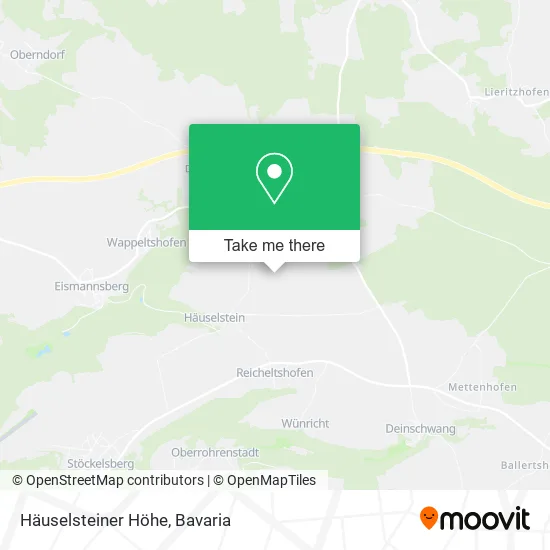 Карта Häuselsteiner Höhe