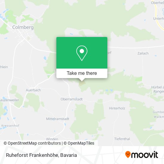 Ruheforst Frankenhöhe map