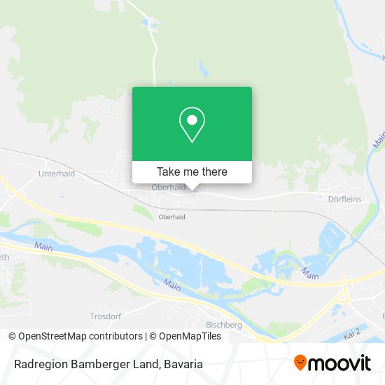 Radregion Bamberger Land map