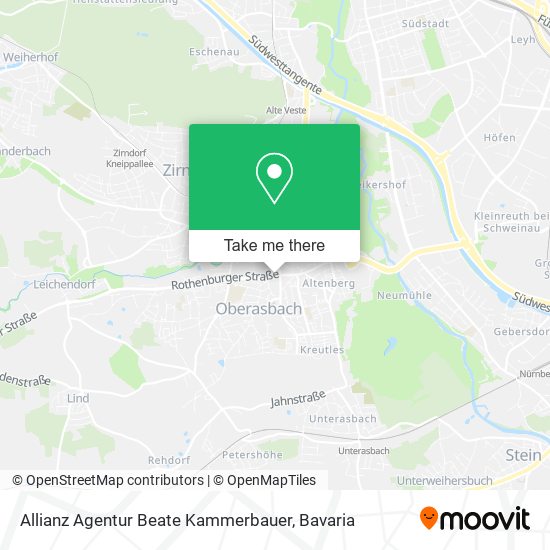 Карта Allianz Agentur Beate Kammerbauer