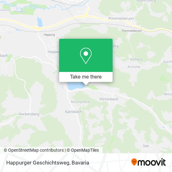 Happurger Geschichtsweg map