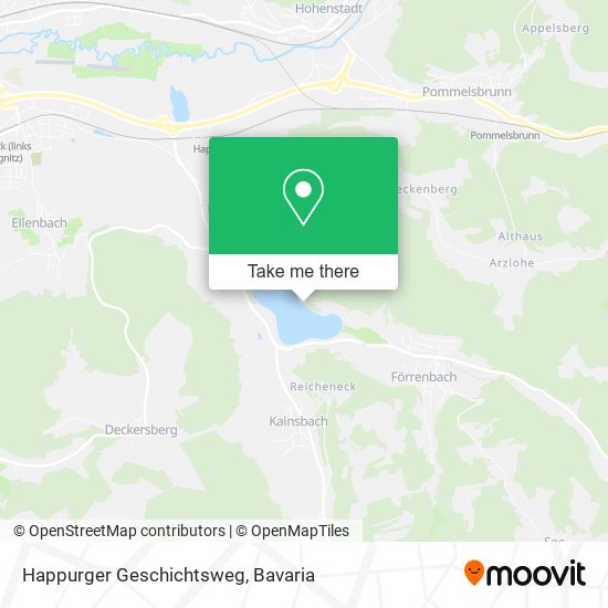 Happurger Geschichtsweg map