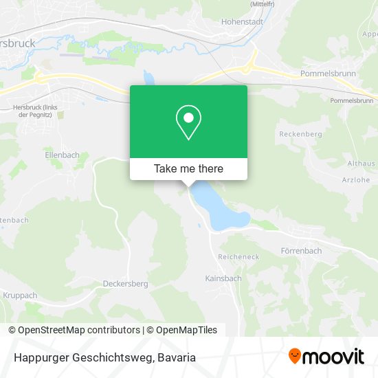 Happurger Geschichtsweg map