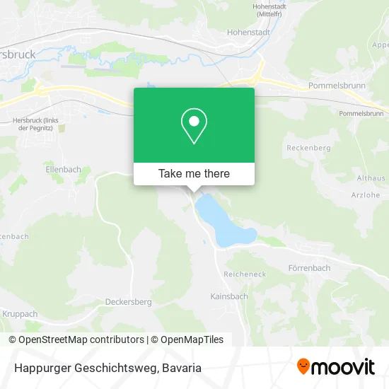 Happurger Geschichtsweg map