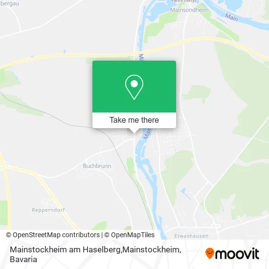 Карта Mainstockheim am Haselberg,Mainstockheim