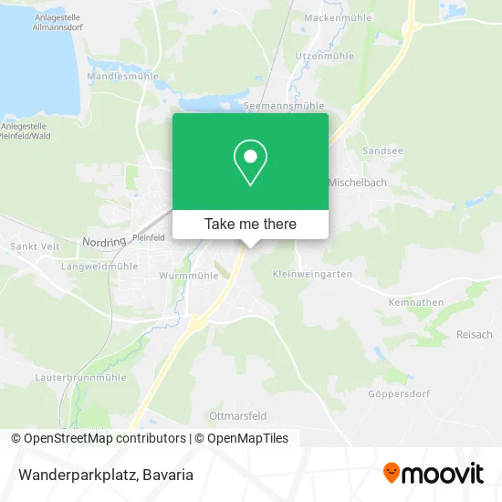 Карта Wanderparkplatz