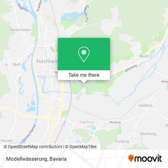 Modellwässerung map