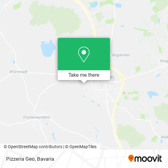 Карта Pizzeria Geo